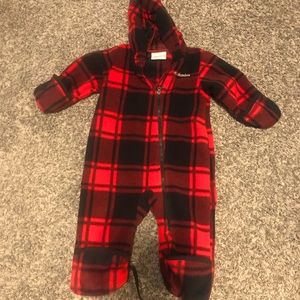 6-12 months Buffalo plaid Columbia snowsuit!